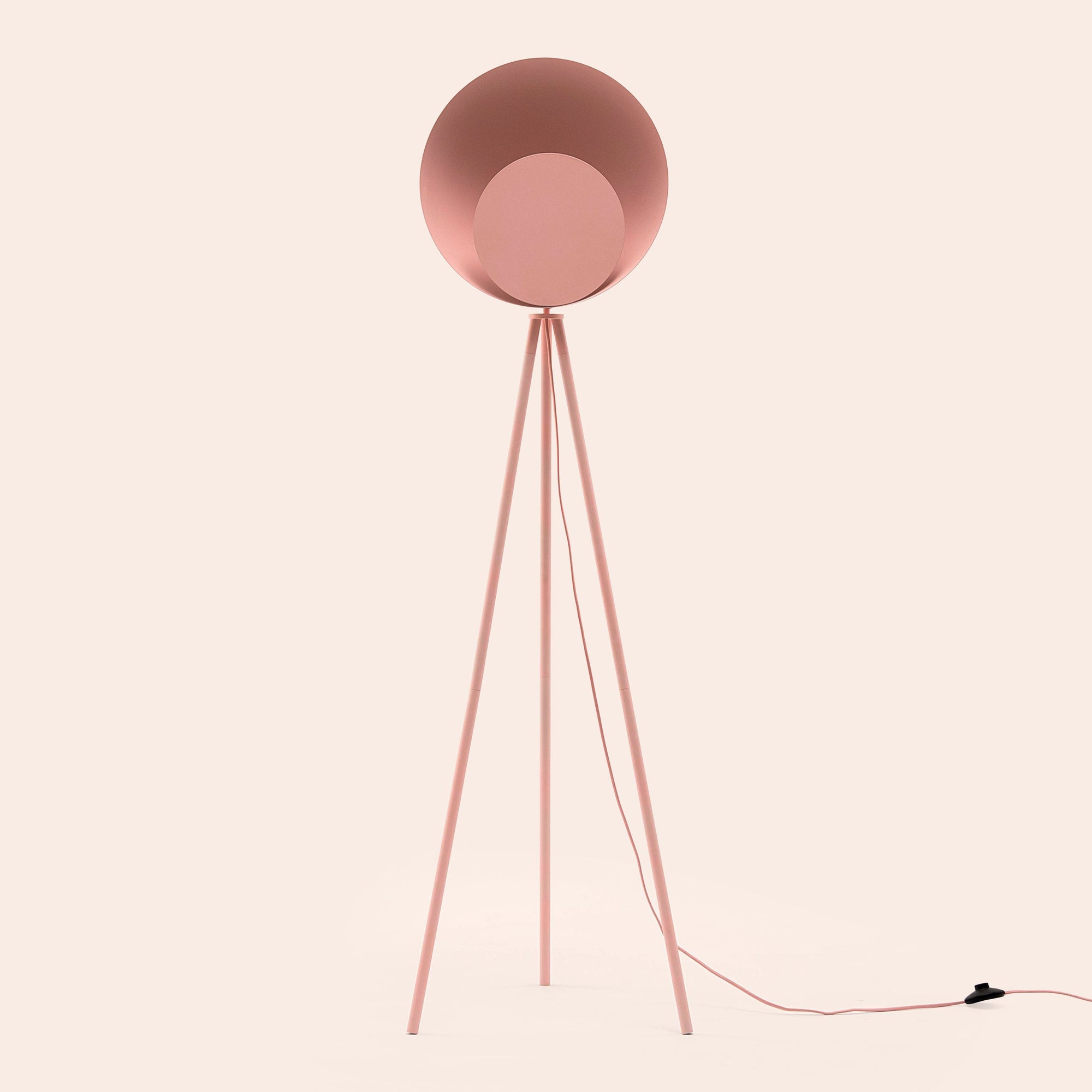 Blossom pink diffuser floor lamp