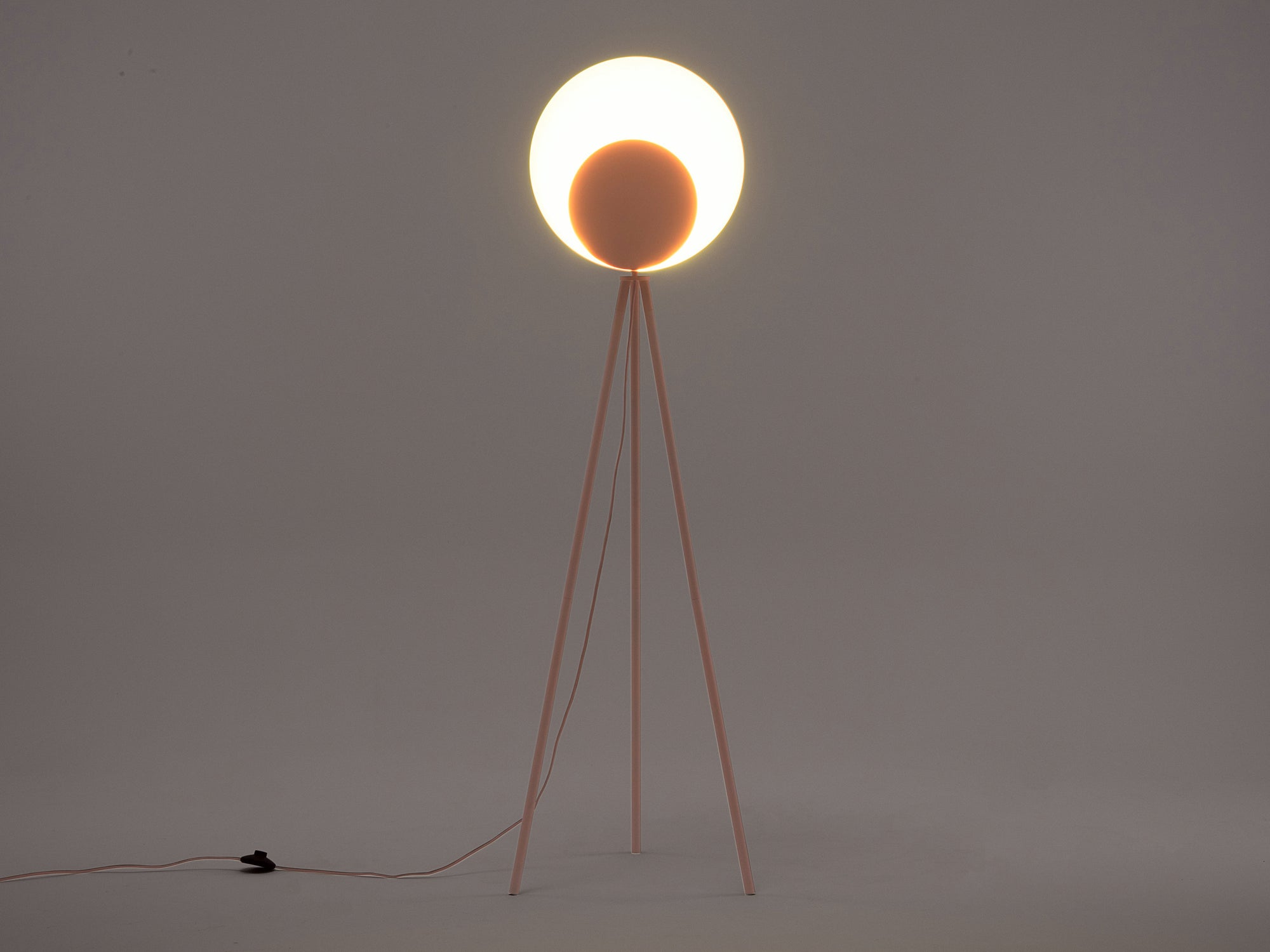 Blossom pink diffuser floor lamp