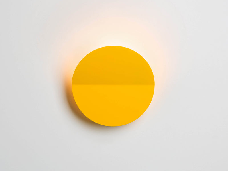 Yolk yellow diffuser wall light